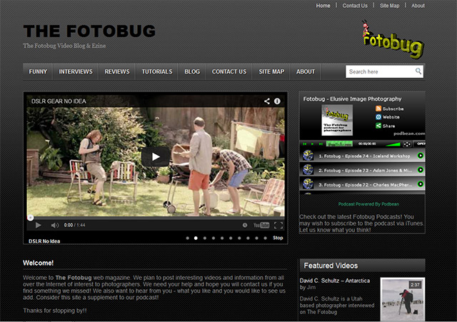 Fotobug home